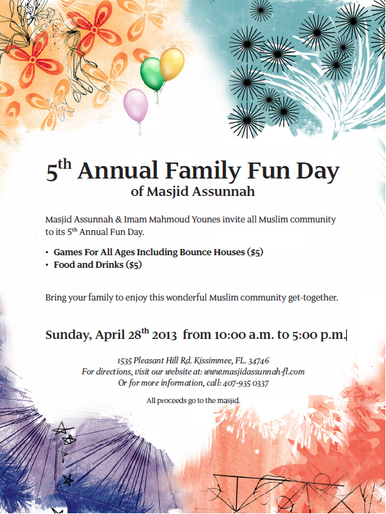 Fifth Annual Family Fun Day at Masjid Assunnah