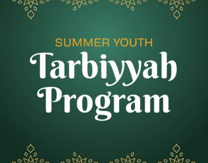 Summer Youth Tarbiyyah Program