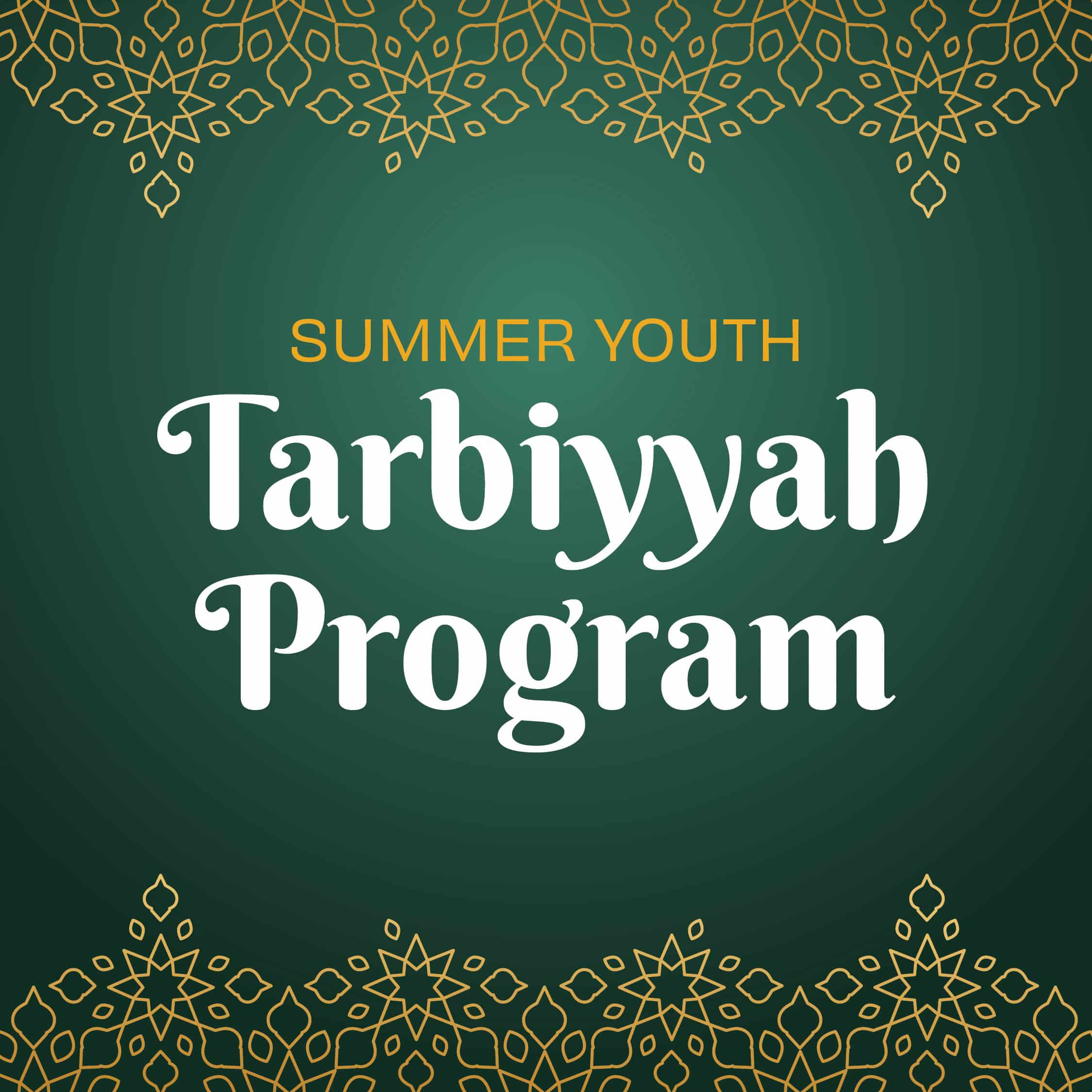 Summer Youth Tarbiyyah Program